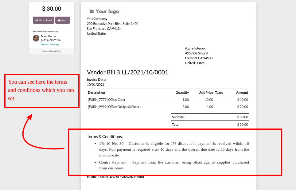 website quotation view