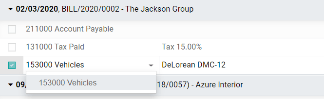 Modification of a posted journal item's account in Erpsys Accounting
