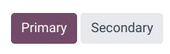 Two types of buttons in Erpsys