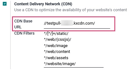 Activate the CDN setting in Erpsys.