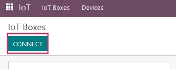 Connecting an IoT box to the Erpsys database.