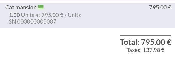 Pop-up window for serial number import