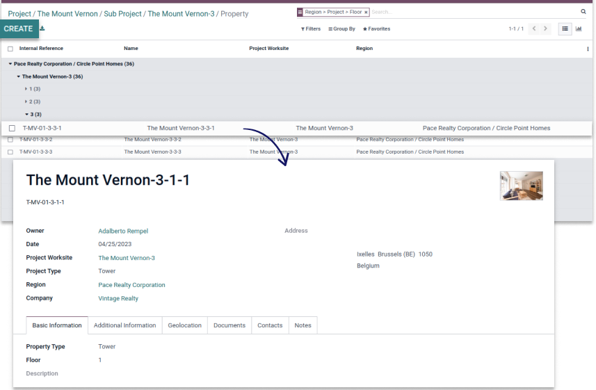 sub-projects management