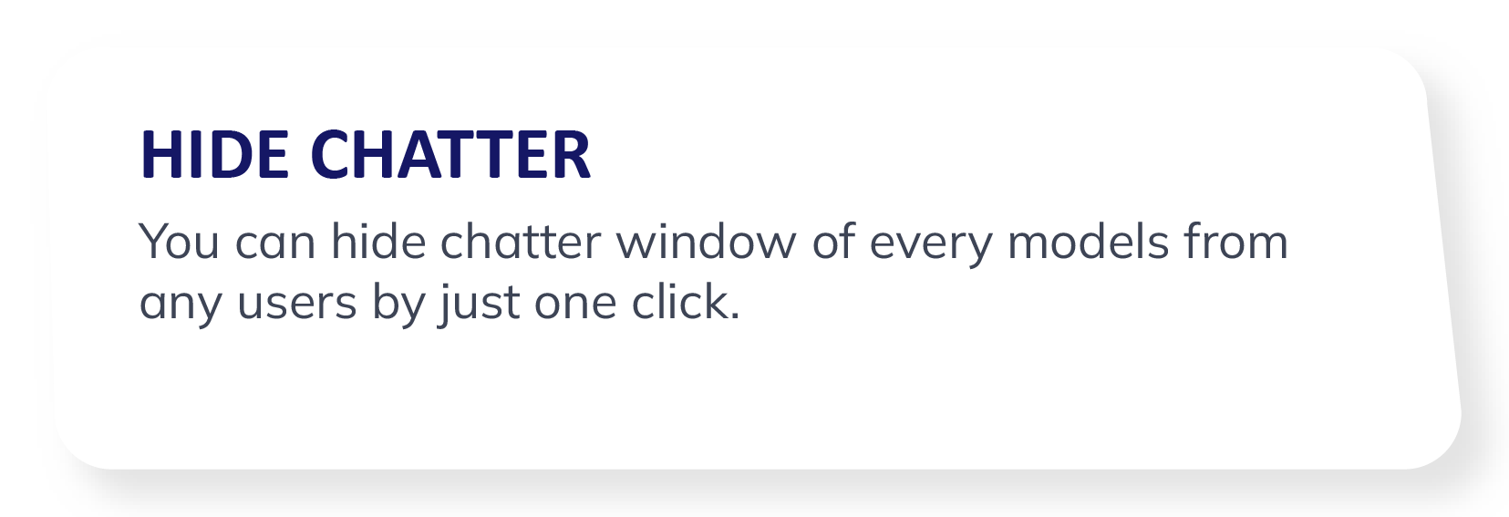 Hide Chatter