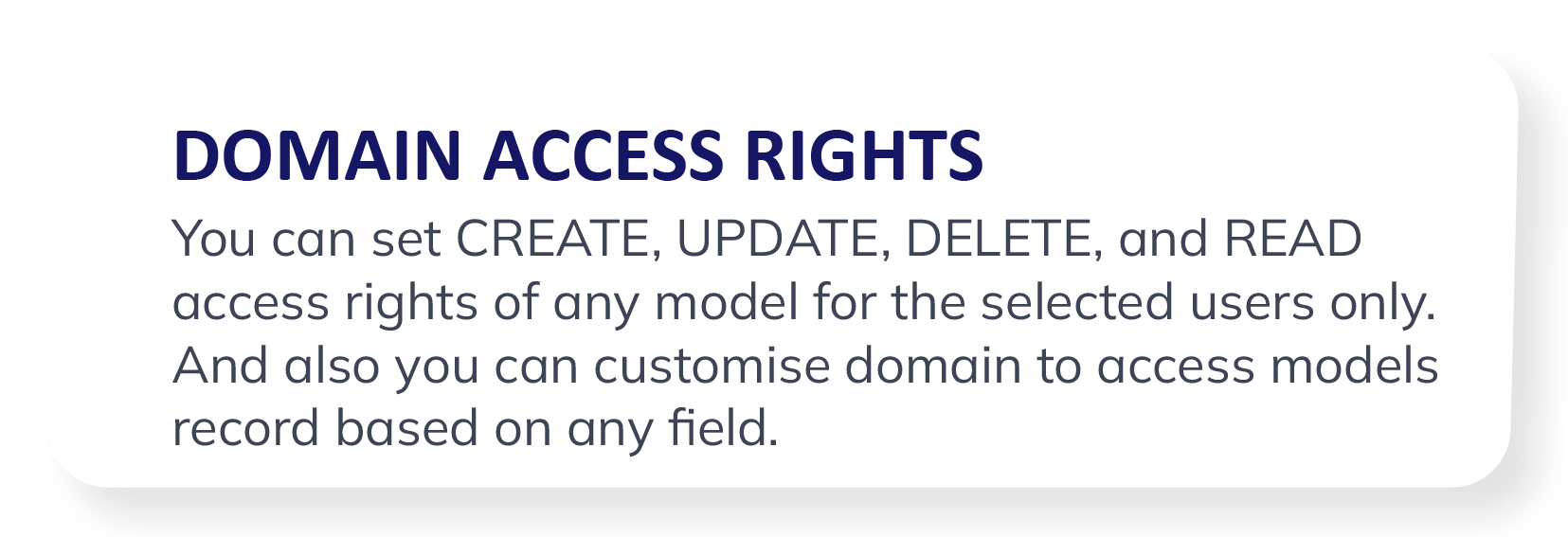 Domain access right