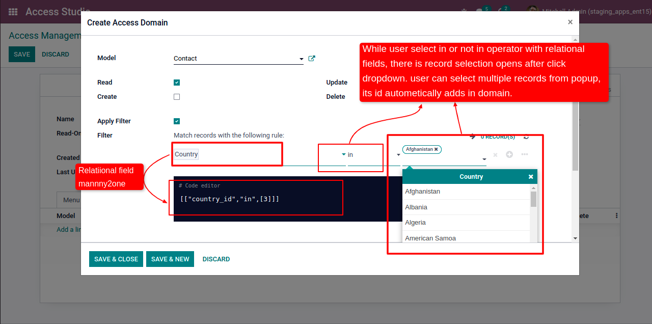 Terabits domain widget